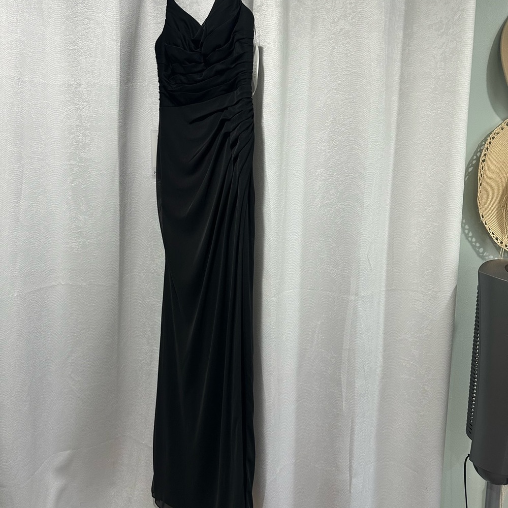 Azazie black dress
